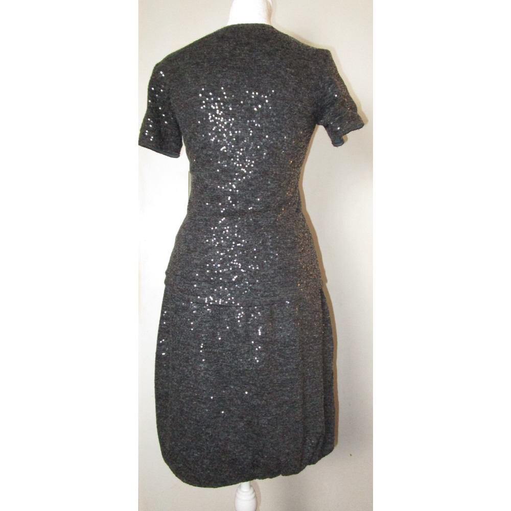 Sequined Skirt and Top Set XS‎ Gray Peruvian Connection Women's - Picture 4 of 6